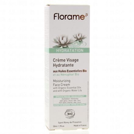 FLORAME Hydratation crème visage hydratante tube 50ml