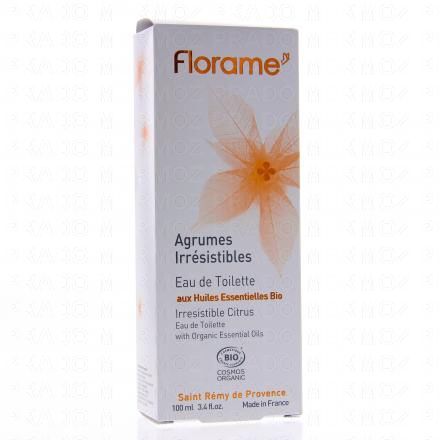 FLORAME Eau de Toilette - Agrumes Irrésistibles aux Huiles essentielles Bio 100ml