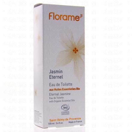 FLORAME Eau de Toilette - Jasmin Eternel aux Huiles essentielles Bio 100ml