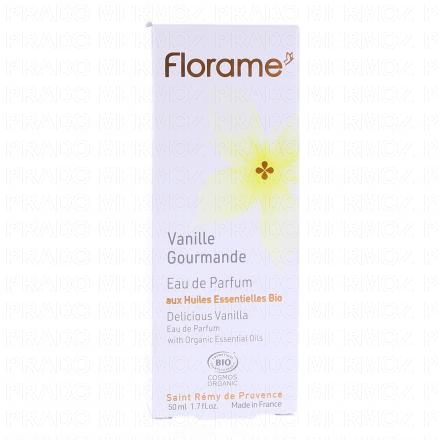 FLORAME Eau de parfum Vanille gourmande bio 50ml