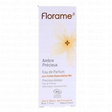 FLORAME Eau de parfum ambre précieux bio 50ml