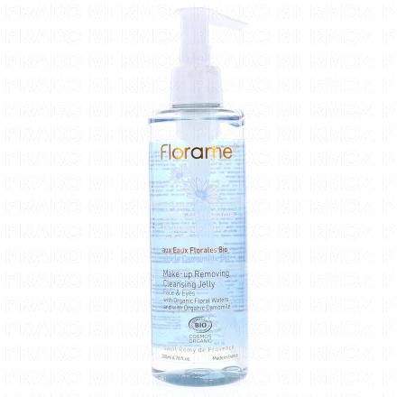 FLORAME Gelée nettoyante démaquillante bio 200ml