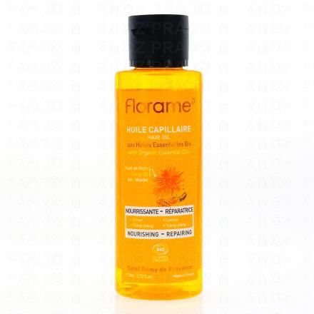 FLORAME Huile capillaire nourrissante bio flacon 110ml