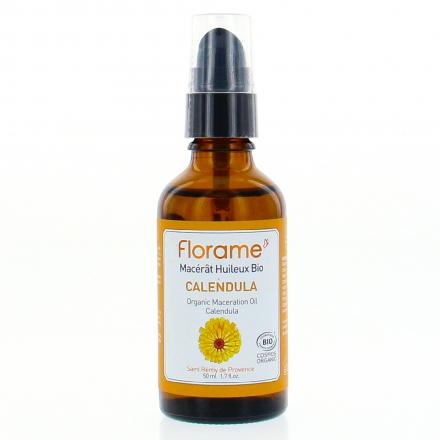 FLORAME Macérât huileux bio de calendula flacon pompe 50ml