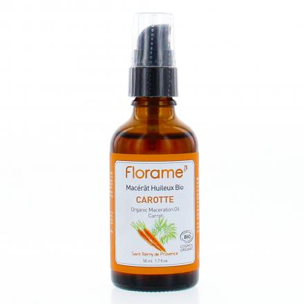 FLORAME Macérât huileux bio de carotte flacon pompe 50ml