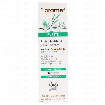 FLORAME Pureté Fluide matifiant et rééquilibrant tube 40ml