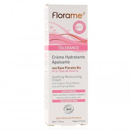 FLORAME Tolérance Crème hydratante apaisante tube 50ml