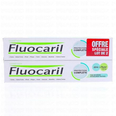 FLUOCARIL Dentifrice Protection complète (lot de 2 tubes 75ml)