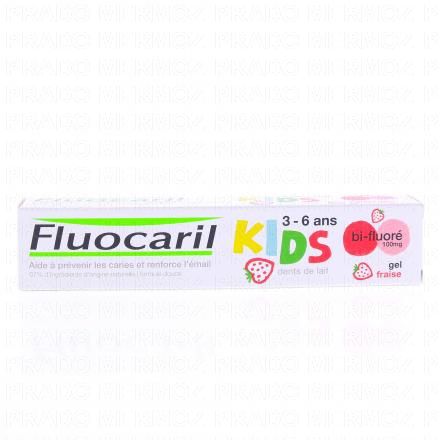 FLUOCARIL Dentifrice enfants 3-6 ans gout fraise tube 50ml (1 unité)