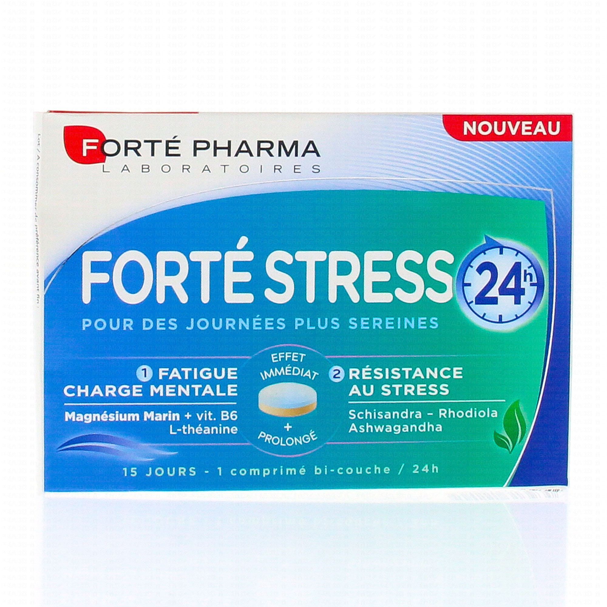 FORTÉ PHARMA Forté stress 24h comprimés bicouche x 15 Parapharmacie Prado Mermoz