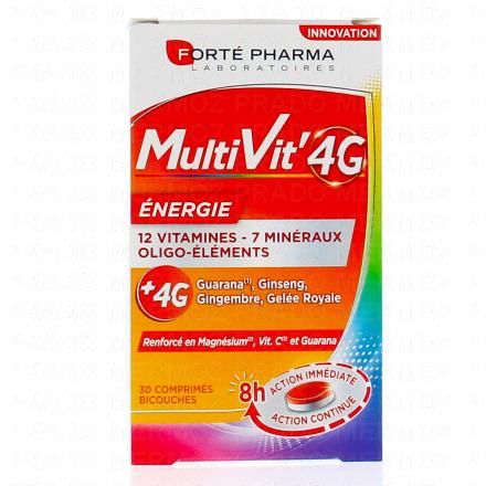 FORTÉ PHARMA Multivit 4G énergie 30 comprimés