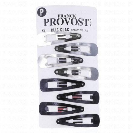 FRANCK PROVOST Barrettes Clic Clac x8