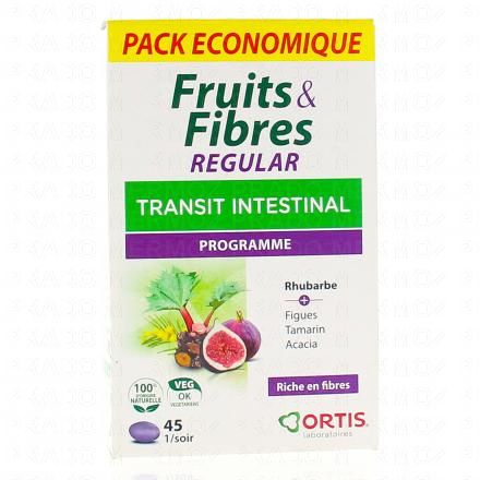 ORTIS Fruits & Fibres regulat transit intestinal programme (boîte de 45 comprimés)