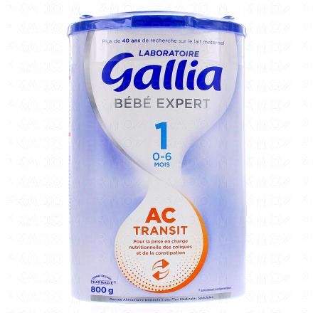 GALLIA Bébé expert AC Transit Lait infantile 1er âge 800g