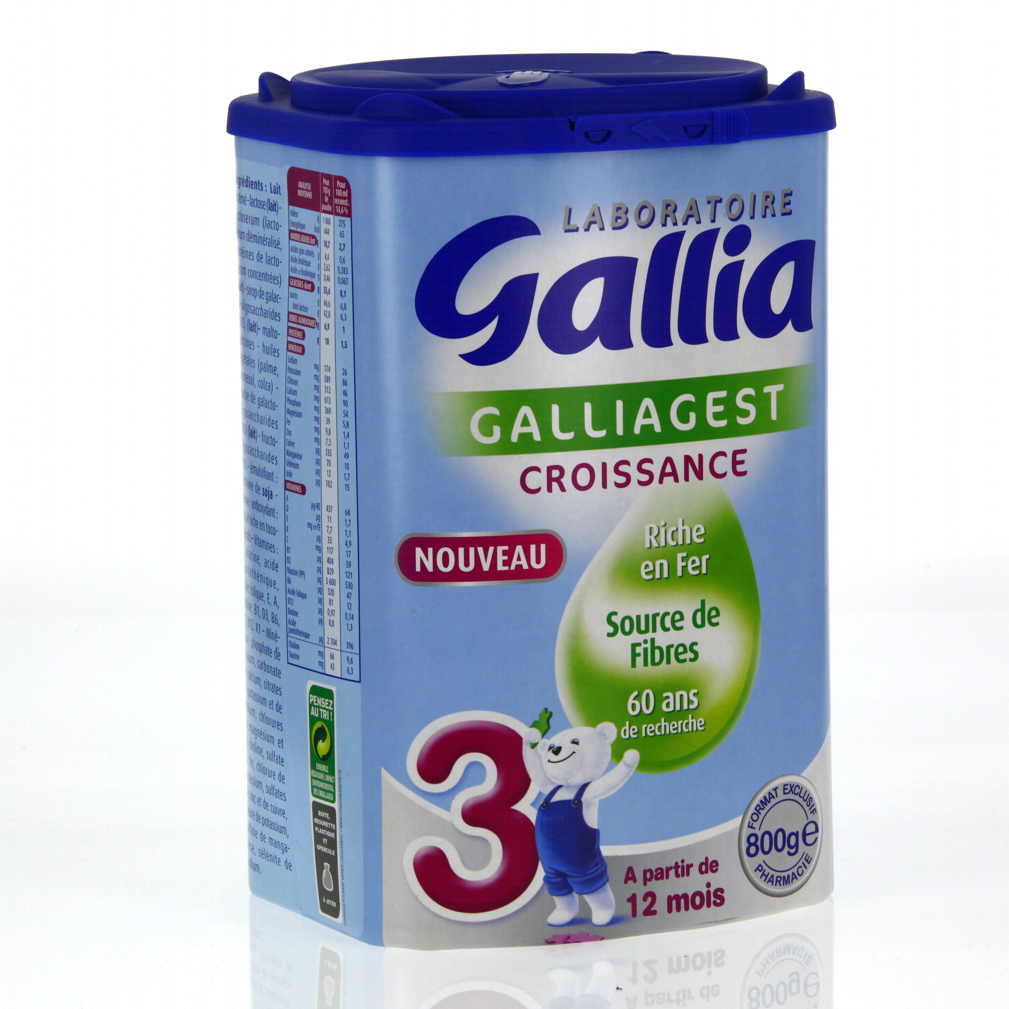 Gallia Galliagest Croissance - 800g - Pharmacie en ligne