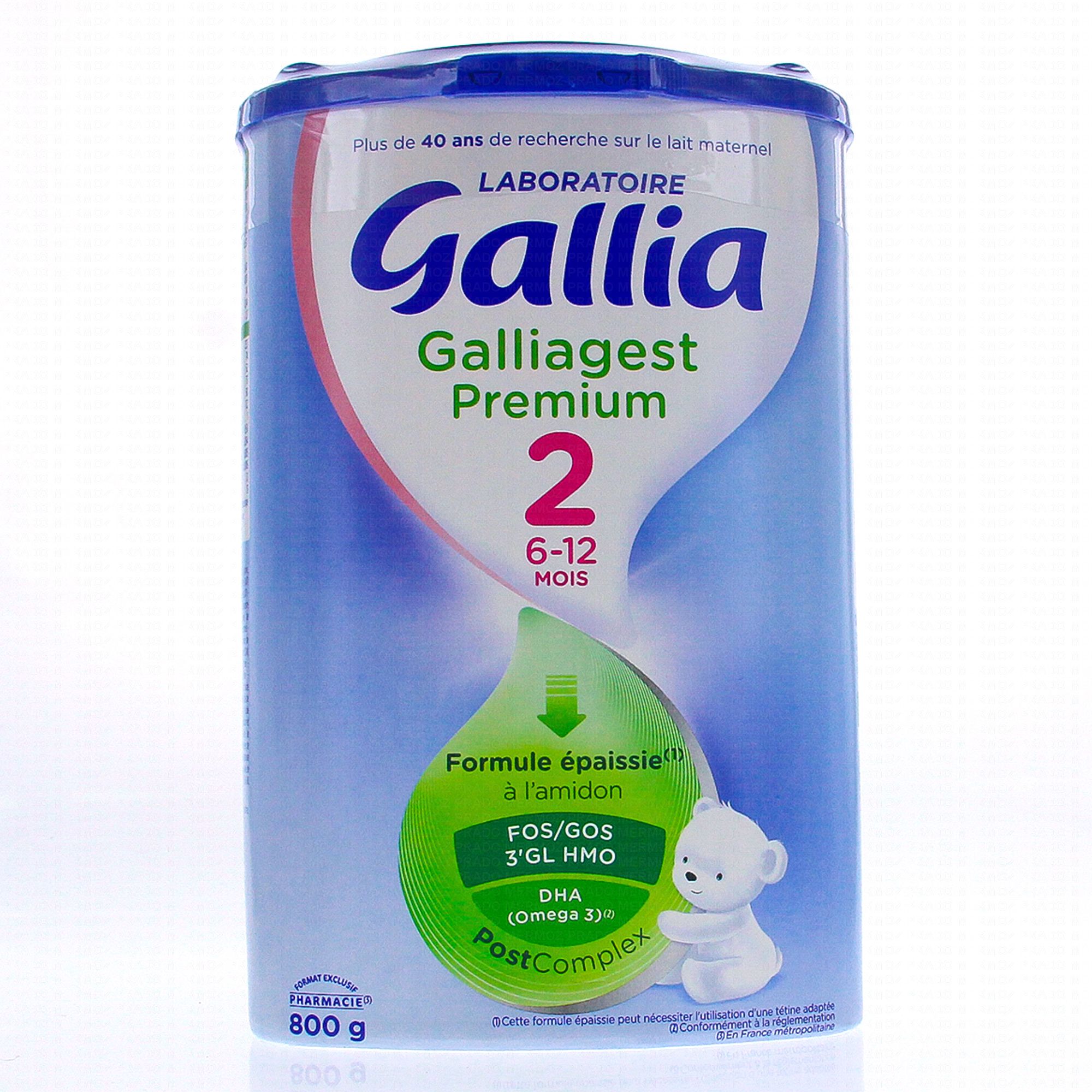 Galliagest 2 lait 6/12 mois 800g