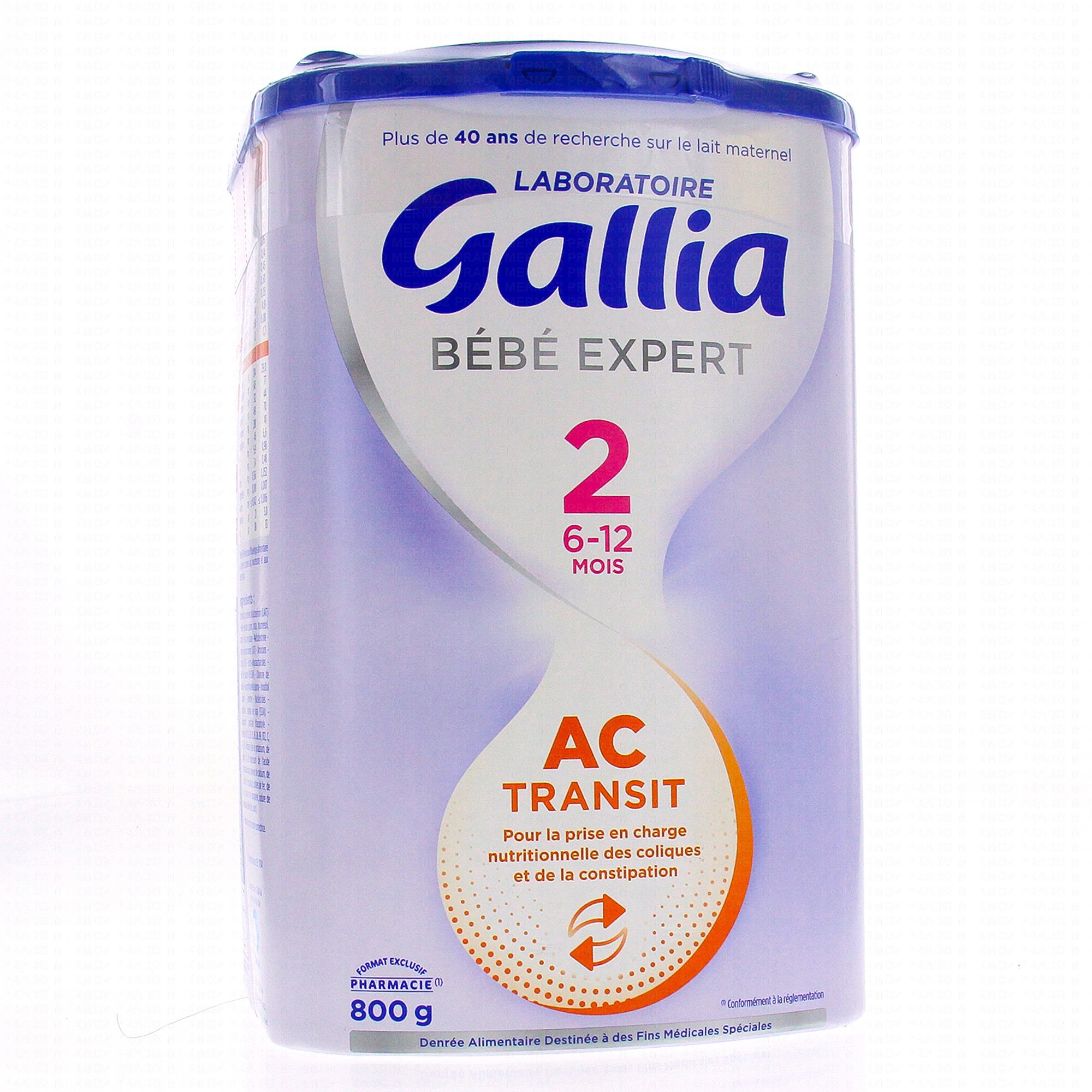 Gallia Bébé Expert 2ème Âge AC Transit 800g