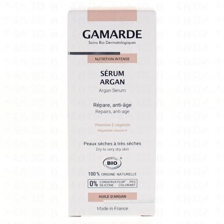 GAMARDE Nutrition intense sérum argan flacon 30ml