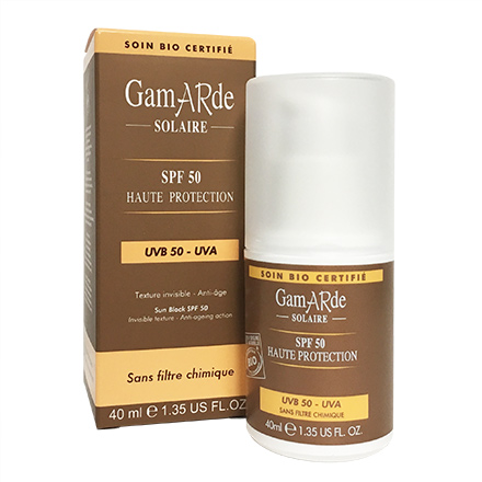 GAMARDE Solaire haute protection SPF50 flacon 40ml