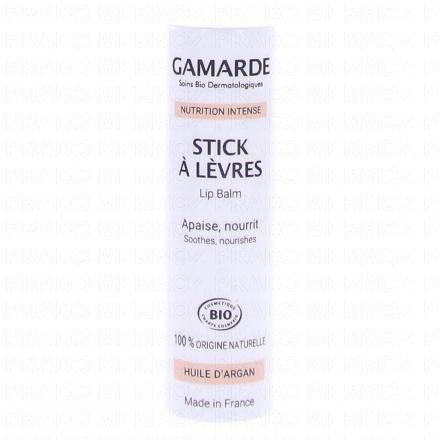 GAMARDE Stick à lèvres bio à l'huile d'argan 3.8g