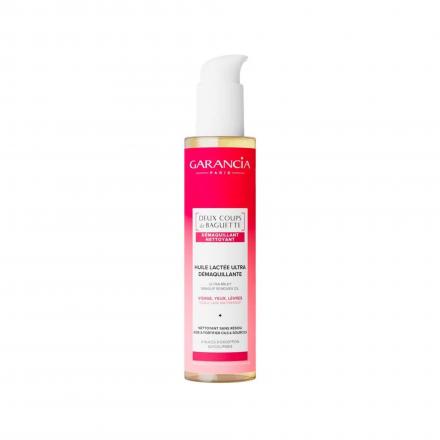 GARANCIA [Deux coups de baguette] Huile Lact&eacute;e Ultra D&eacute;maquillante 150ml