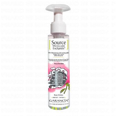 GARANCIA Source micellaire enchantée - Eau démaquillante parfum rose d'antan (100ml)