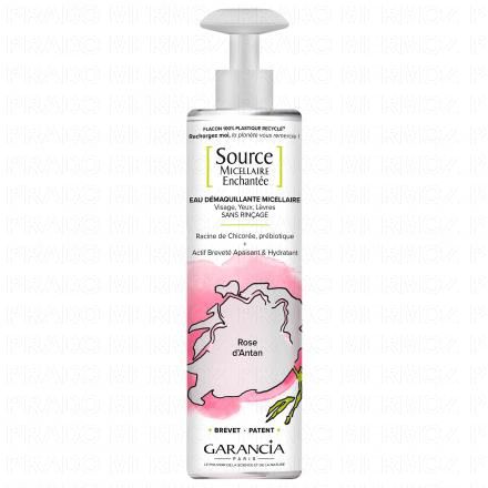 GARANCIA Source micellaire enchantée - Eau démaquillante parfum rose d'antan (400ml)