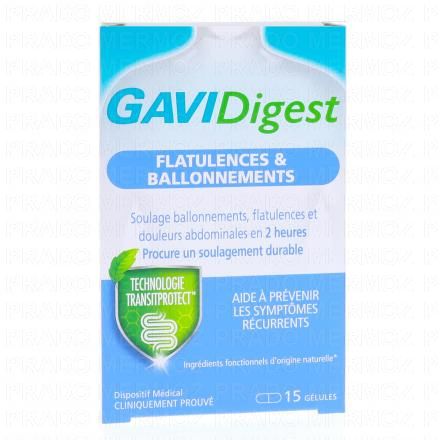 GAVIDIGEST Flatulences et ballonnements (x15 gélules)