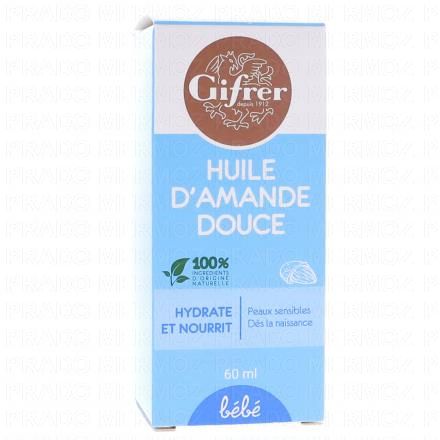 Huile d'amande douce 60ml 2