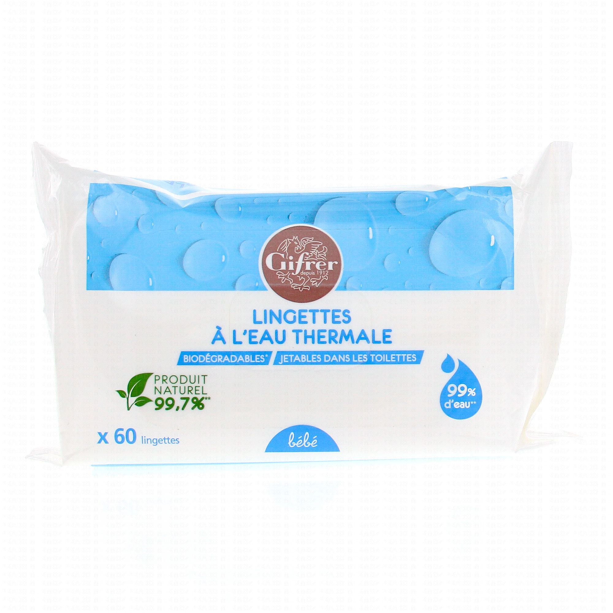 BEBE - 1ères Lingettes Nettoyantes à l'Eau Thermale, 70 lingettes