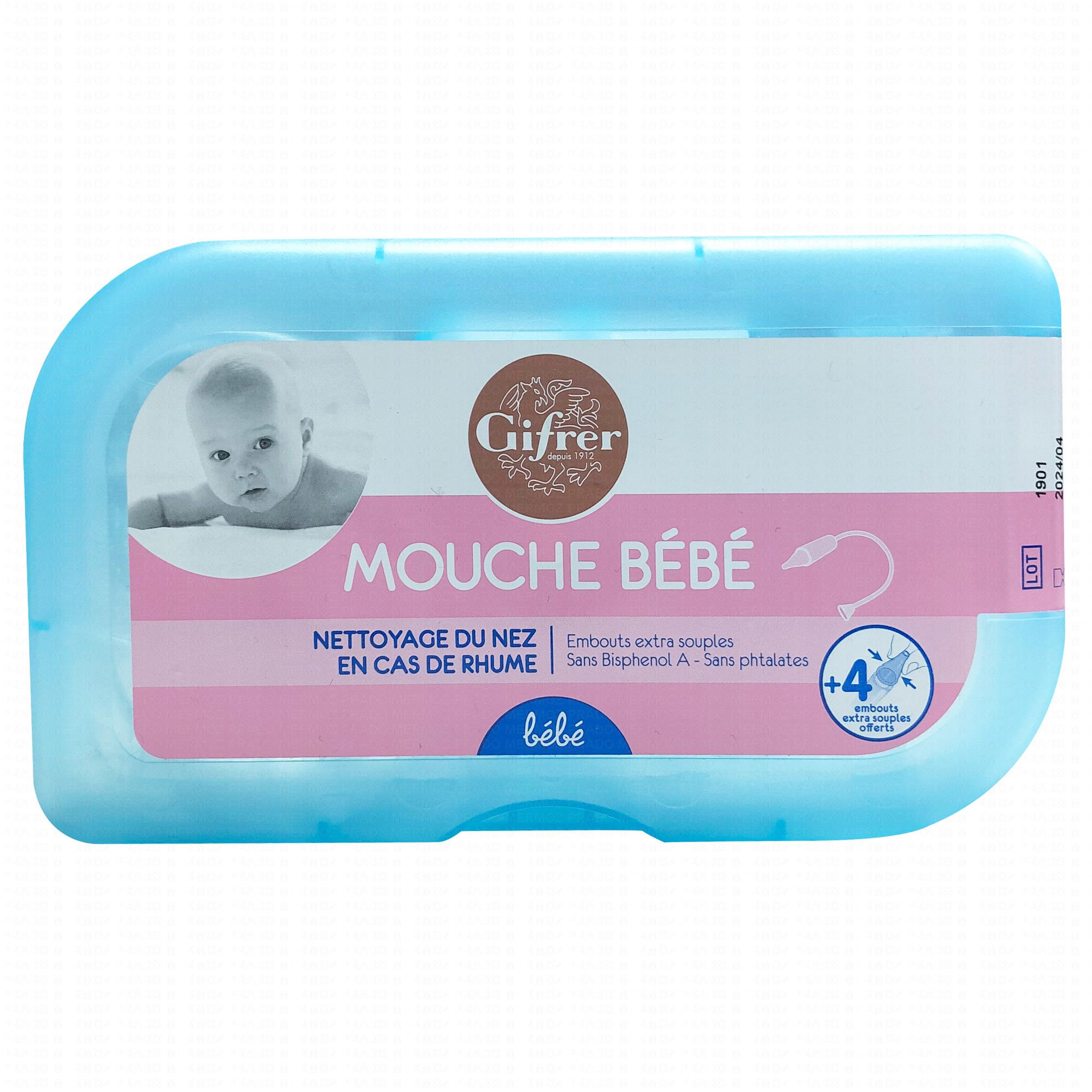 Gifrer Mouche-bébé + 4 embouts - Pharmacie en ligne