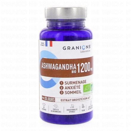 GRANIONS Ashwagandha Bio 1200mg 60 comprimés