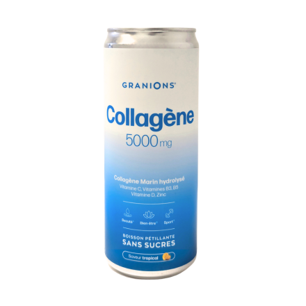 GRANIONS Collagène marin hydrolysé 5000mg Boisson pétillante sans sucres 330ml
