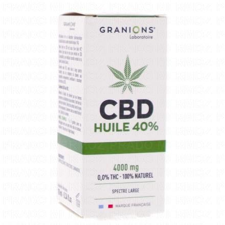 GRANIONS CBD - Huile de CBD 40% 10ml