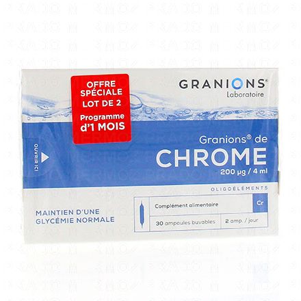 GRANIONS de Chrome (lot de 2 (x 30))