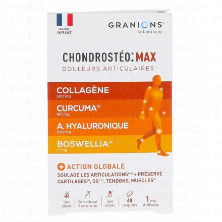 Chondrostéo+ Max Douleurs Articulaires x60 comprimés