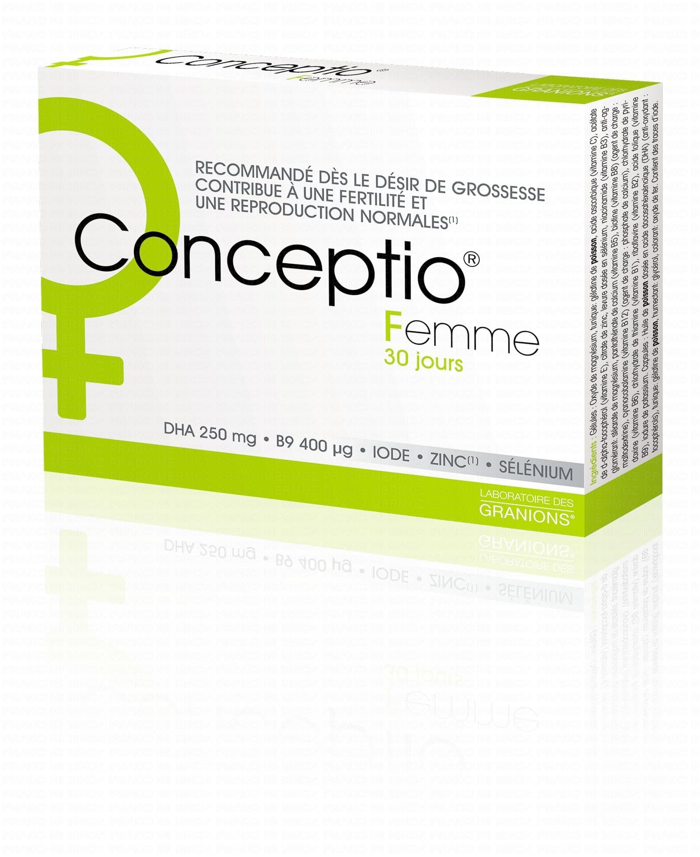 LABORATOIRE DES GRANIONS CONCEPTIO FEMME - 30 capsules + 30 gélules 