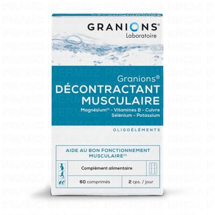GRANIONS Décontractant musculaire 60 comprimés unité