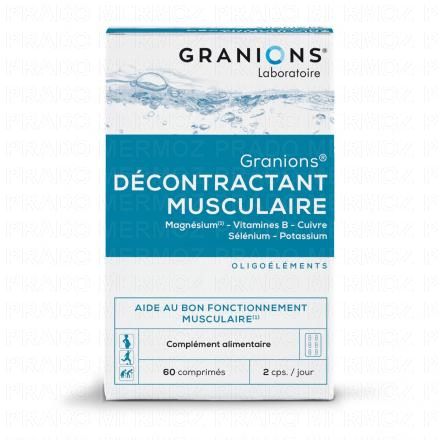 GRANIONS Décontractant musculaire 60 comprimés (unité)