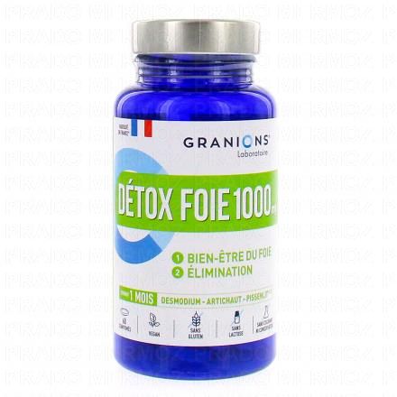 GRANIONS Detox foie 1000mg x60 comprimés