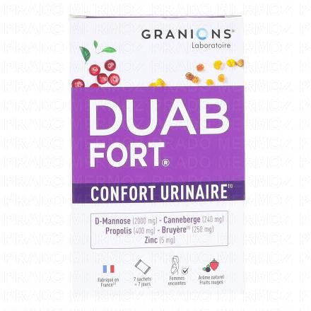 GRANIONS Duab Fort confort urinaire 7 sachets