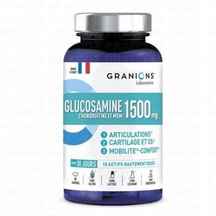Glucosamine Chondroïtine et MSM 1500 mg x90comprimés