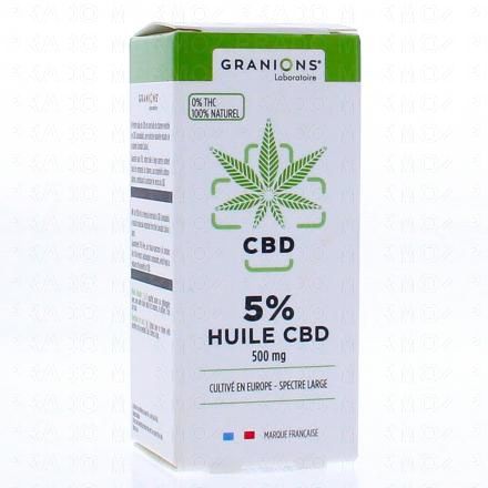 CBD - Huile de CBD 10ml 5% - 500mg cbd