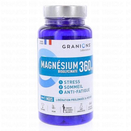 GRANIONS Immunité & Energie - Magnésium Bisglycinate 360mg