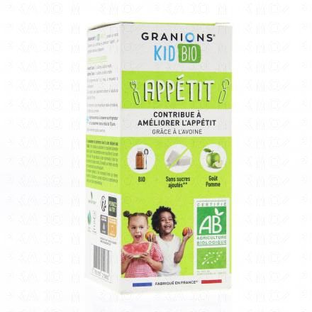 GRANIONS Kid bio appétit goût pomme 125ml