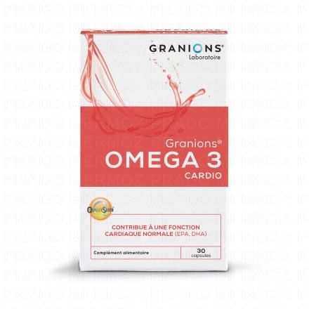 GRANIONS Les essentiels - Oméga 3 cardio boîte de 30 capsules