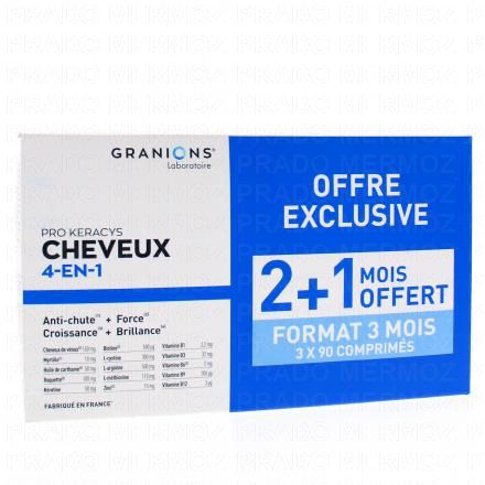 GRANIONS Pro Keracys Cheveux 4en1 3x90 comprimés