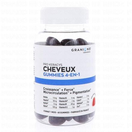 Pro Keracys Cheveux 4en1 x60 gummies