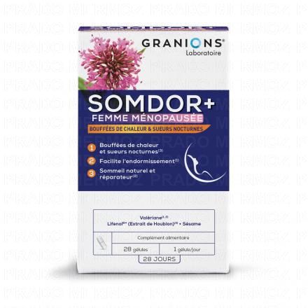 GRANIONS Somdor+ Femme ménopausée boîte 28 gélules