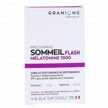 GRANIONS Somdor+ Flash 20 comprimés